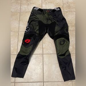 ONeal Element Shred Motocross Pant, Black Men size:32 NEW WITHOUT TAGS